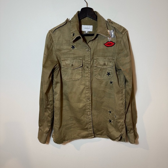 Current/Elliott The Perfect PatchworK shirt - Picture 5 of 15